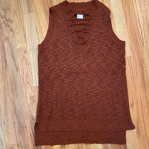 Grace & Lace sleeveless choker sweater XS/S